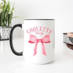 Coquette Girly Pink Bow Mug