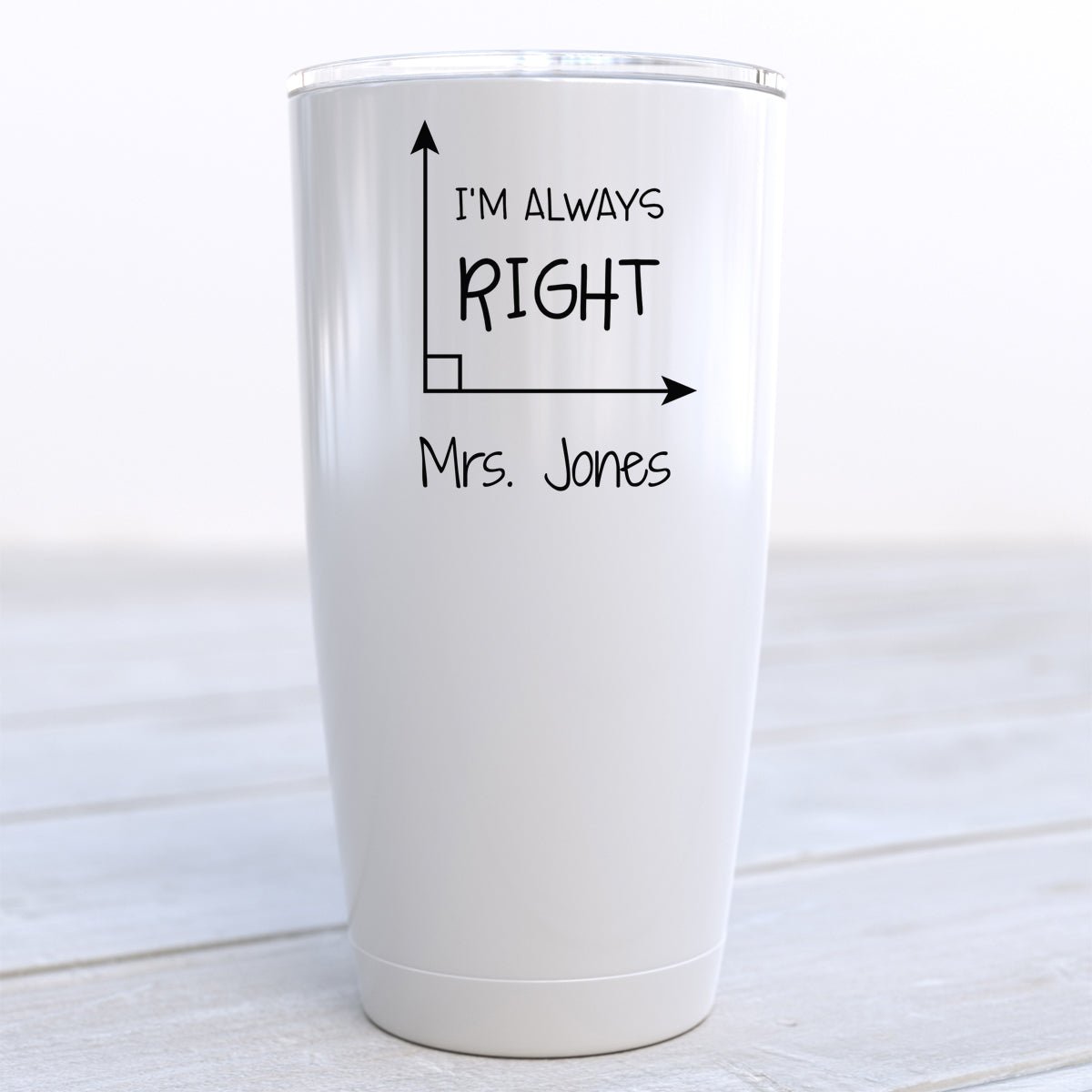 I'm Always Right Math Travel Cup - Zookaboo