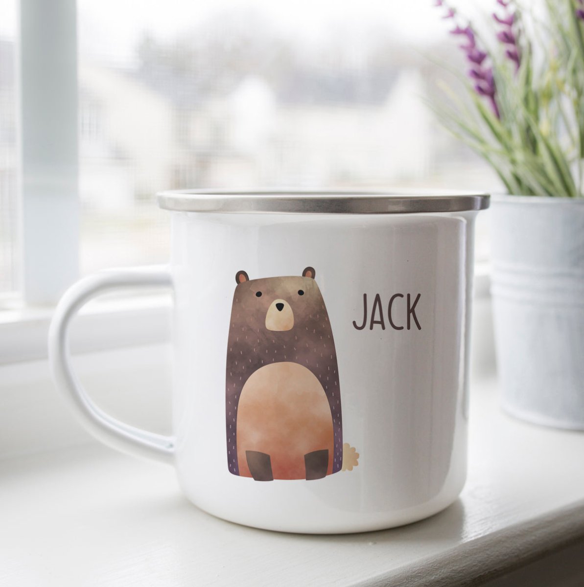 Personalized Bear Camp Cup - Zookaboo