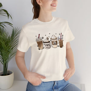 Coffee Dog Mom Women's Tee Shirt