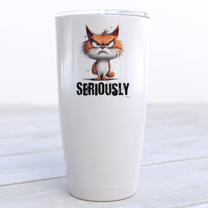 Seriously Cat Travel Cup