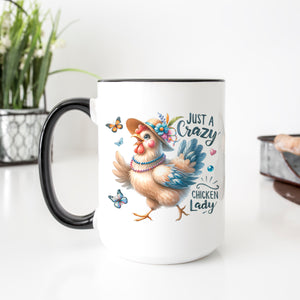 Just a Crazy Chicken Lady Mug