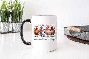 Love Hatches in the Coop Mug