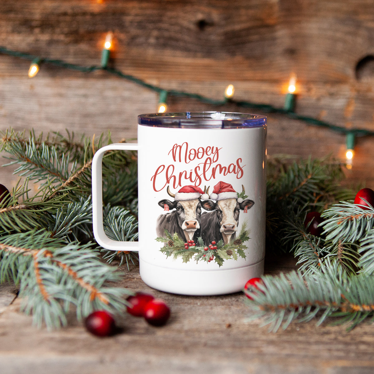 Mooey Christmas Stainless Steel Cup