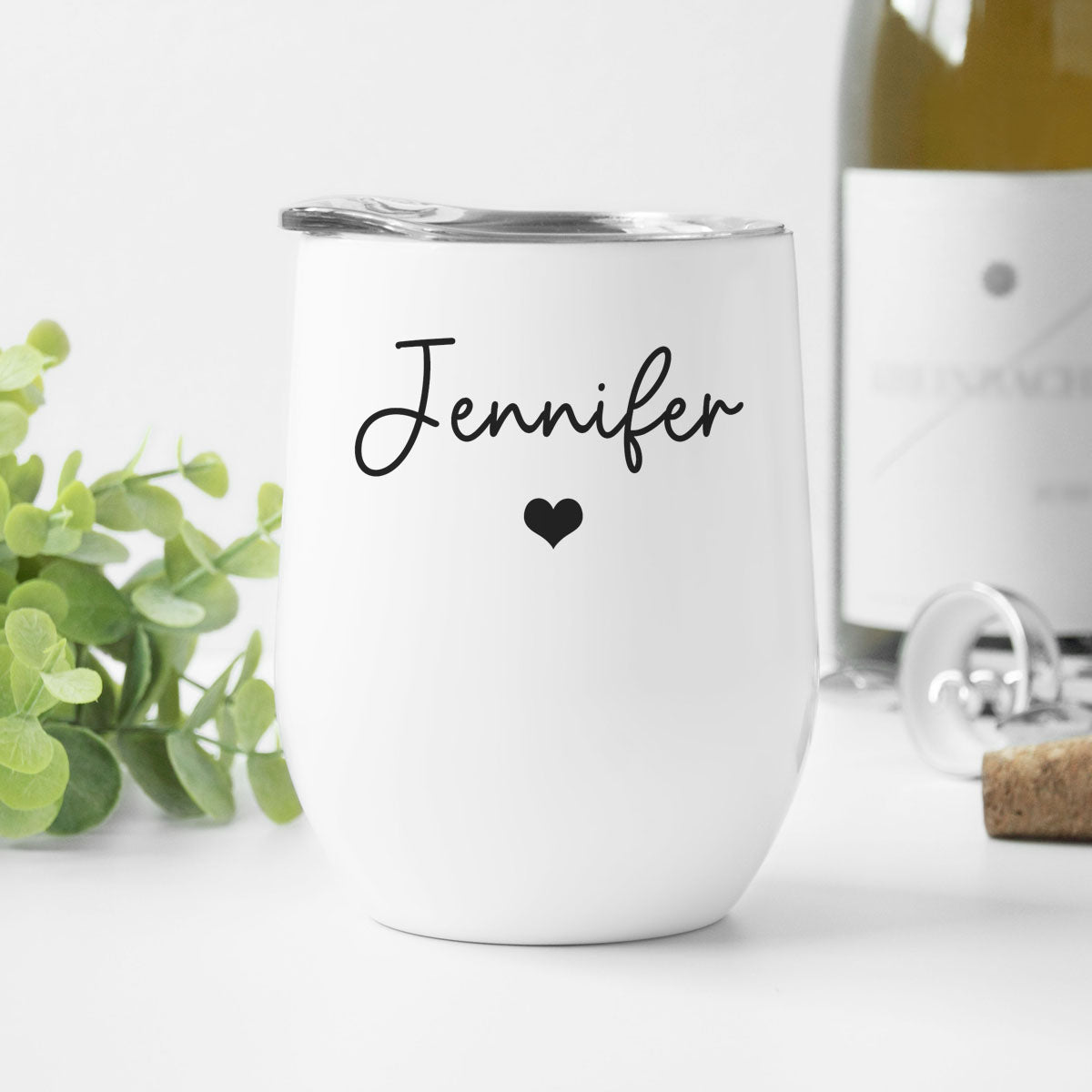 Personalized Name with Mini Heart Tumbler