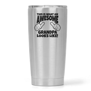 This Is What An Awesome Grandpa Looks Like Travel Coffee Cup