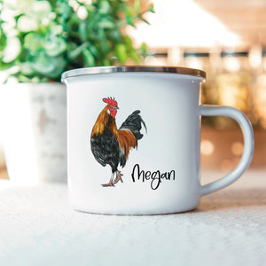Personalized Rooster Campfire Cup