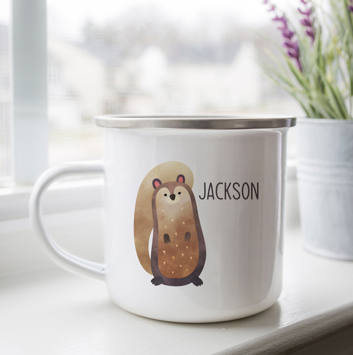 Personalized Squirrel Camp Cup