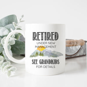 Retired See Grandkids for Details Mug