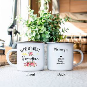Personalized Worlds' Best Grandma Camp Cup