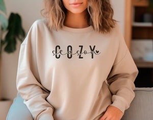 Cozy Season Crewneck Sweatshirt - Variety of Colors - Zookaboo