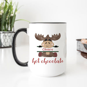 Custom Holiday Moose Mug - Zookaboo