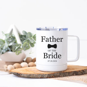 Father of the Bride Steel Coffee Cup - Zookaboo