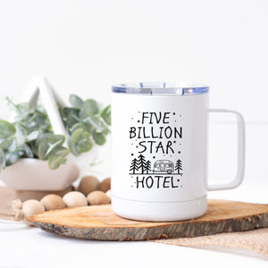 Five Billion Star Hotel Steel Coffee Cup - Zookaboo