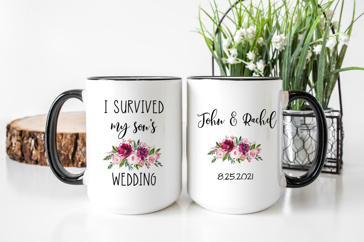 I Survived My Son's Wedding Mug - Zookaboo