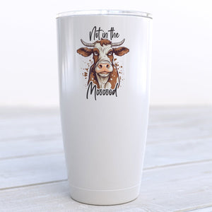 Not in the Mooood Funny Cow Travel Cup - Zookaboo