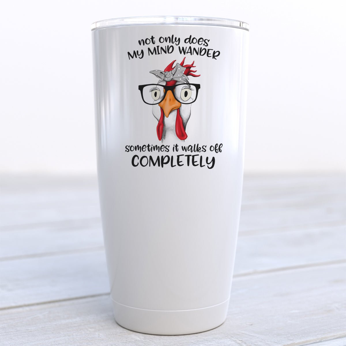 Not Only Does My Mind Wander Travel Cup - Zookaboo