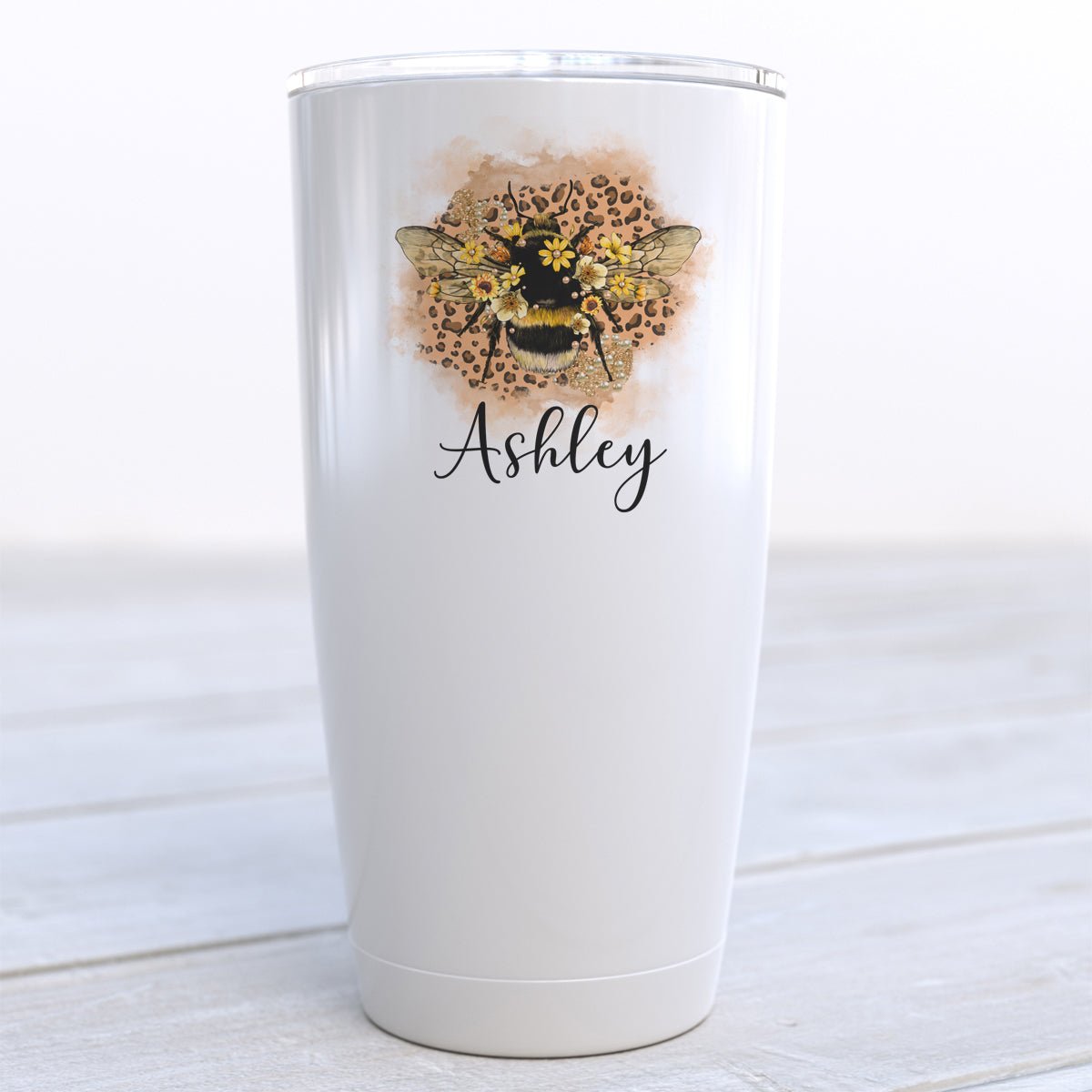 Personalized Bee Travel Cup - Zookaboo