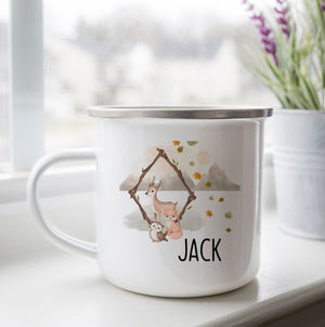 Personalized Camp Scene Camp Cup - Zookaboo