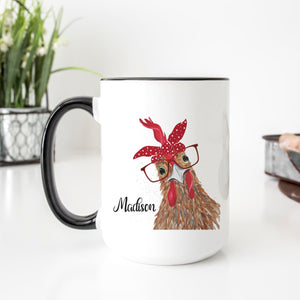 Personalized Chicken Mug - Zookaboo