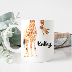 Personalized Giraffe Mug - Zookaboo