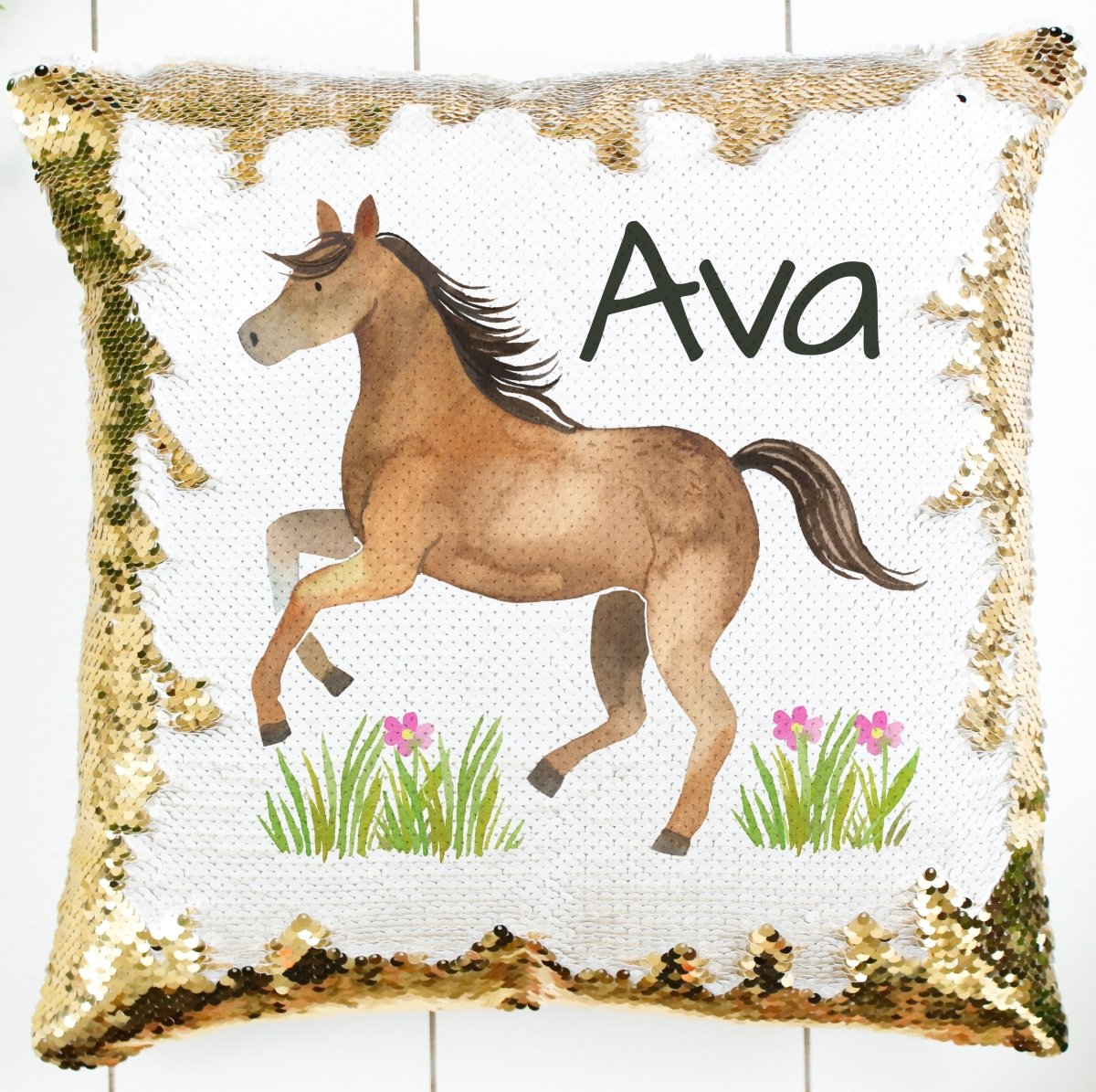 Personalized Horse Pillow - Zookaboo