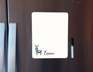 Personalized Llama Dry Erase Board - Zookaboo