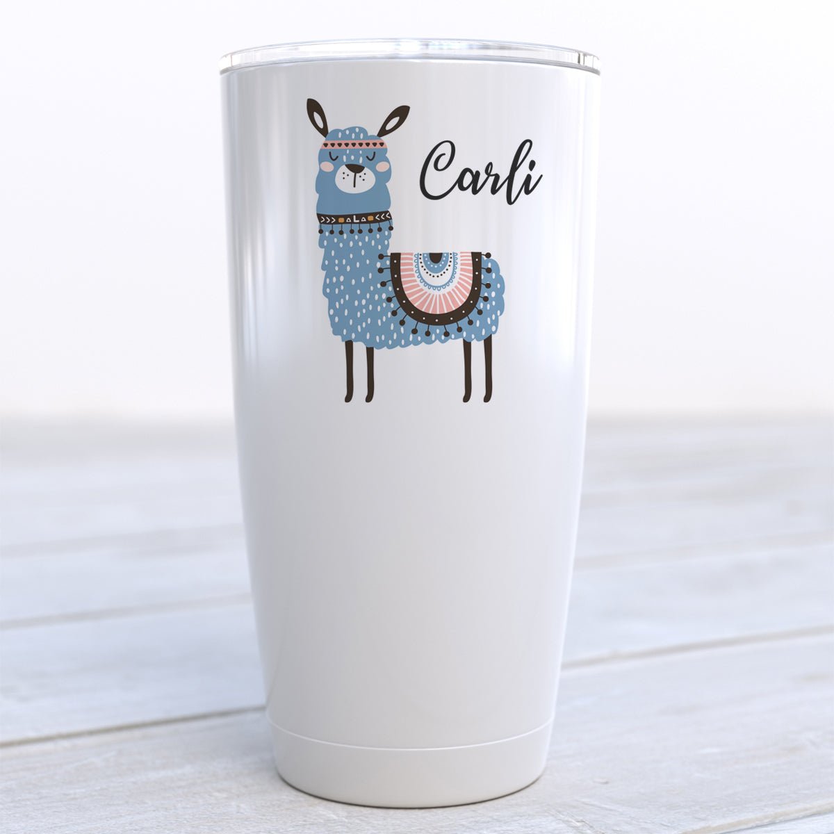 Personalized Llama Travel Cup - Zookaboo