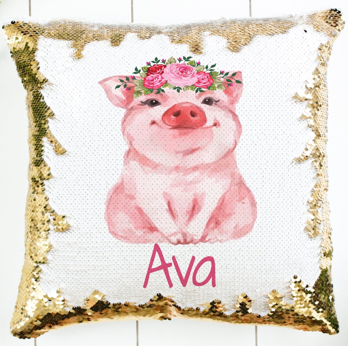Personalized Pig Pillow - Zookaboo